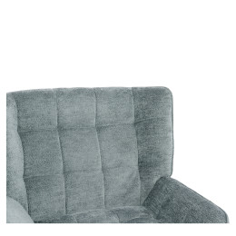 Πολυθρόνα ArteLibre TIVA Πράσινο Ύφασμα Σενίλ/Μέταλλο 84x78x77cm