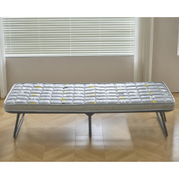 Κρεβάτι Σπαστό ArteLibre FLEXREST Με Στρώμα Πάχους 12cm Μαύρο Μέταλλο 180x80x33cm