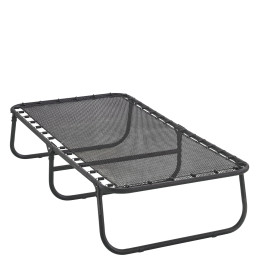 Κρεβάτι Σπαστό ArteLibre FLEXREST Με Στρώμα Πάχους 12cm Μαύρο Μέταλλο 180x80x33cm