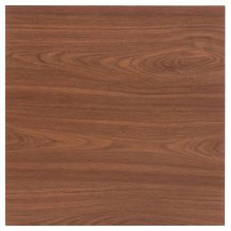 Τραπέζι Τραπεζαρίας ArteLibre BROOKWYN Καρυδί/Μαύρο Μέταλλο/Μοριοσανίδα 60x60x74cm