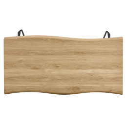 Τραπέζι Τραπεζαρίας ArteLibre BRANWELL Sonoma/Μαύρο Μέταλλο/Μοριοσανίδα 120x60x77.5cm