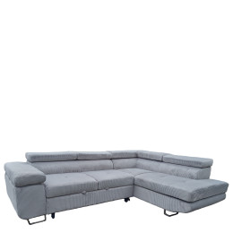 Καναπές Γωνιακός ArteLibre LUZANO Γκρι Ανοιχτό Ύφασμα/MDF 277x203x100cm