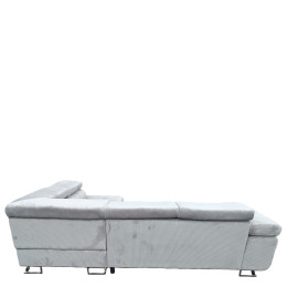 Καναπές Γωνιακός ArteLibre LUZANO Γκρι Ανοιχτό Ύφασμα/MDF 277x203x100cm