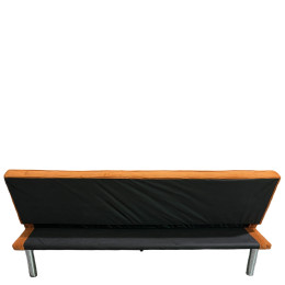 Καναπές Κρεβάτι ArteLibre ELVORE Κεχριμπάρι Ύφασμα/Ξύλο 190x83x74cm