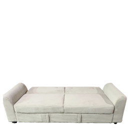 Καναπές Κρεβάτι ArteLibre VALMERO Μπεζ Ύφασμα/Ξύλο 216x85x85cm