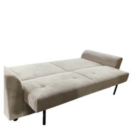 Καναπές Κρεβάτι ArteLibre VALMERO Μπεζ Ύφασμα/Ξύλο 216x85x85cm