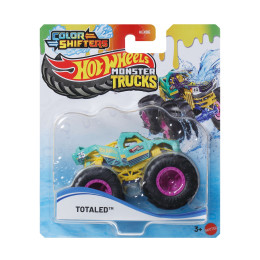 Mattel hot Wheels Monster Trucks: Color Shifters – Totaled Vehicle (Jch03)