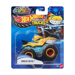Mattel hot Wheels Monster Trucks: Color Shifters – Great Bite Vehicle (Jhy95)