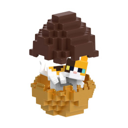 Mattel Minecraft: - Mini Eggs With Figure – mc Mini cat (Jjv75)