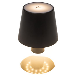 Επιτραπέζιο Φωτιστικό LED Φορητό Για Μπουκάλι Μαύρο Πλαστικό 11x10.5cm