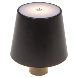 Επιτραπέζιο Φωτιστικό LED Φορητό Για Μπουκάλι Μαύρο Πλαστικό 11x10.5cm