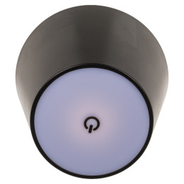 Επιτραπέζιο Φωτιστικό LED Φορητό Για Μπουκάλι Μαύρο Πλαστικό 11x10.5cm