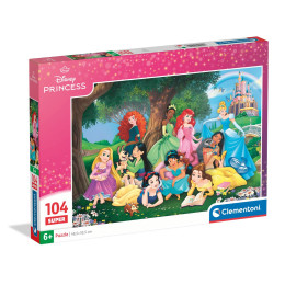 Clementoni Παιδικό Παζλ Super Color Disney Princess 104 τμχ
