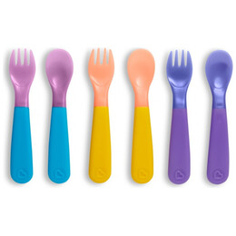 Munchkin Color Change Forks & Spoons Σετ Μαχαιροπίρουνα 6Τμχ 12m+ 12536