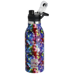 Ανοξείδωτo Μπουκάλι Ecolife Stardust 550ml Με Sport Πώμα 33-BO-3024