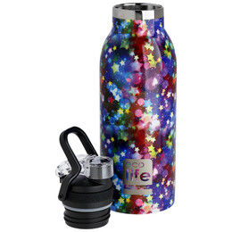 Ανοξείδωτo Μπουκάλι Ecolife Stardust 550ml Με Sport Πώμα 33-BO-3024