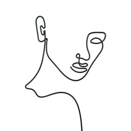 Διακοσμητικό ArteLibre Πρόσωπο Μαύρο Μέταλλο 8x22.5x40.5cm