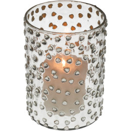 Κηροπήγιο ArteLibre Διάφανο Γυαλί 12x12x17cm