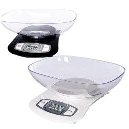 Ζυγαριά Κουζίνας Ψηφιακή Μέγιστο Βάρος 5kg Πλαστικό Σε 2 Χρώματα
