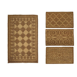 Χαλί Περίτεχνο Καφέ 45x75cm Σε 4 Σχέδια