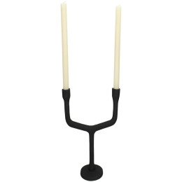 Κηροπήγιο ArteLibre Μαύρο Αλουμίνιο 23.5x10x28.5cm