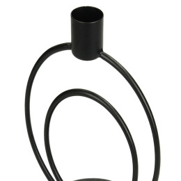 Κηροπήγιο ArteLibre Μαύρο Μέταλλο 11x8.5x14.5cm