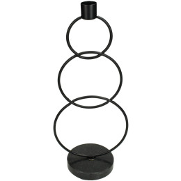 Κηροπήγιο ArteLibre Μαύρο Μέταλλο 13x8.5x29.5cm