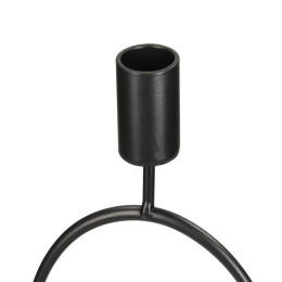 Κηροπήγιο ArteLibre Μαύρο Μέταλλο 11.8x8.2x29cm