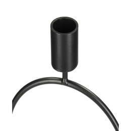Κηροπήγιο ArteLibre Μαύρο Μέταλλο 13x8.5x36cm