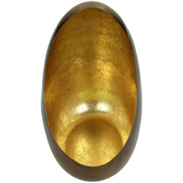 Κηροπήγιο ArteLibre Μπρονζέ Μέταλλο 13.5x13.5x20cm