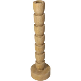 Κηροπήγιο ArteLibre Φυσικό Polyresin 8x8x30cm