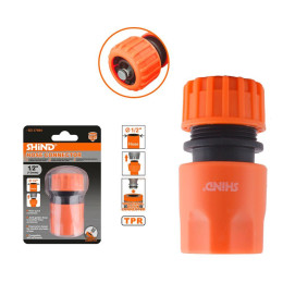 Shind Ταχυσυνδεσμος με Βαλβιδα Στοπ 1/2" (Shi-37692) (Shi37692)