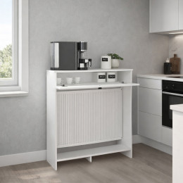 Κονσόλα - Κάλυμμα Καλοριφέρ Opelya Megapap Χρώμα Λευκό 90x31,4x100εκ.