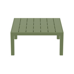 PORTOFINO LOUNGE ΤΡΑΠΕΖΙ OLIVE GREEN 70X70X33εκ. ΠΟΛ/ΝΙΟΥ