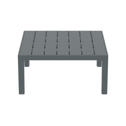 PORTOFINO LOUNGE ΤΡΑΠΕΖΙ DARK GREY 70X70X33εκ. ΠΟΛ/ΝΙΟΥ