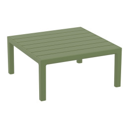 PORTOFINO LOUNGE ΤΡΑΠΕΖΙ OLIVE GREEN 70X70X33εκ. ΠΟΛ/ΝΙΟΥ