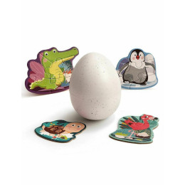 Παιδικο Puzzle Αβγο με Ζωακια 14pcs για 2+ Ετων 2022