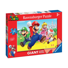 Ravensburger Puzzle: Giant Floor Puzzle - Super Mario What a Team! (24pcs) (12004325)