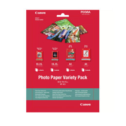 Paper Canon vp-101 Photo Variety Pack 4x6” and a4 - 20 Sheets