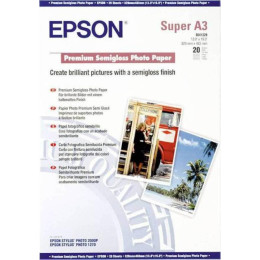 Premium Photo Paper Epson Semi Gloss a3+ 20shts 251g