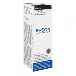 Ink Epson T66414a Black in Bottle (70ml) dye Colour ink