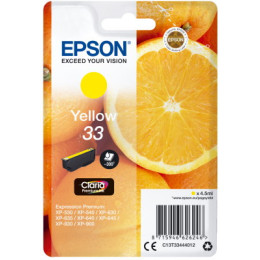 Ink Epson 33 C13t33444012 Claria Premium  Yellow - 4.5ml