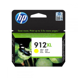 Hp 912xl High Yield Yellow ink Cartridge ( 3yl83ae )