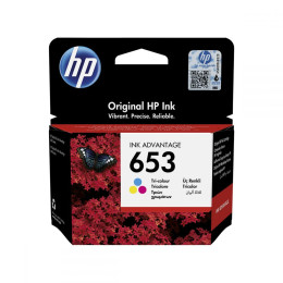 Hp 653 tri-Color Original ink Advantage Cartridge