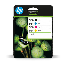 Hp 924 Cmyk Original ink Cartridge 4-Pack