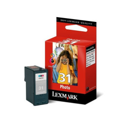 No 31 ink Lexmark 18c0031e Photo 125photos 10x15