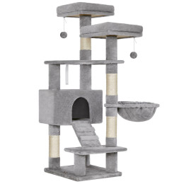 Feandrea cat Tower, Height 142 cm, for up 2-3 Cats (Pct160w01) (Feapct160w01)