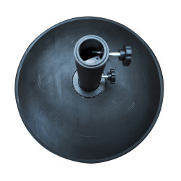 Βάση Ομπρέλας ArteLibre RUGEN 12kg Μαύρο Τσιμέντο/Πλαστικό 45x6cm