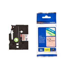 Brother p-Touch Laminated Black on Signal Orange 5m x 12mm (Tzeb31) (Brotzeb31)