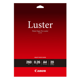 Canon Φωτογραφικό Χαρτί pro Luster a4 Semi Glossy 260g/m² 20 Φύλλα (6211b006) (Can-Lu101a4)